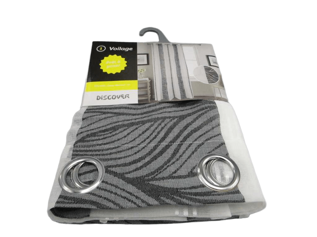 Curtain 8 Rings Cm 100% Polyster Gsm 100 Gr