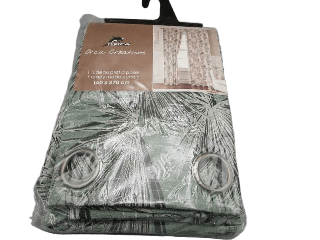 Curtain Jacquard 140 X 270 Cm - 8 Rings - 100 % Polyester 310 Gsm