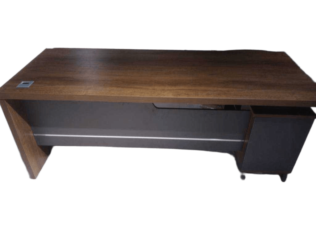 Executive Table Left Side 200x80x128x75 M037 Golden Diamond-New Grey