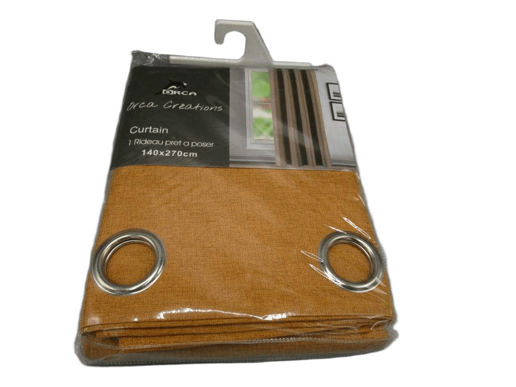 Curtain Jacquard Blackout 140 X 270 Cm - 8 Rings Polyester