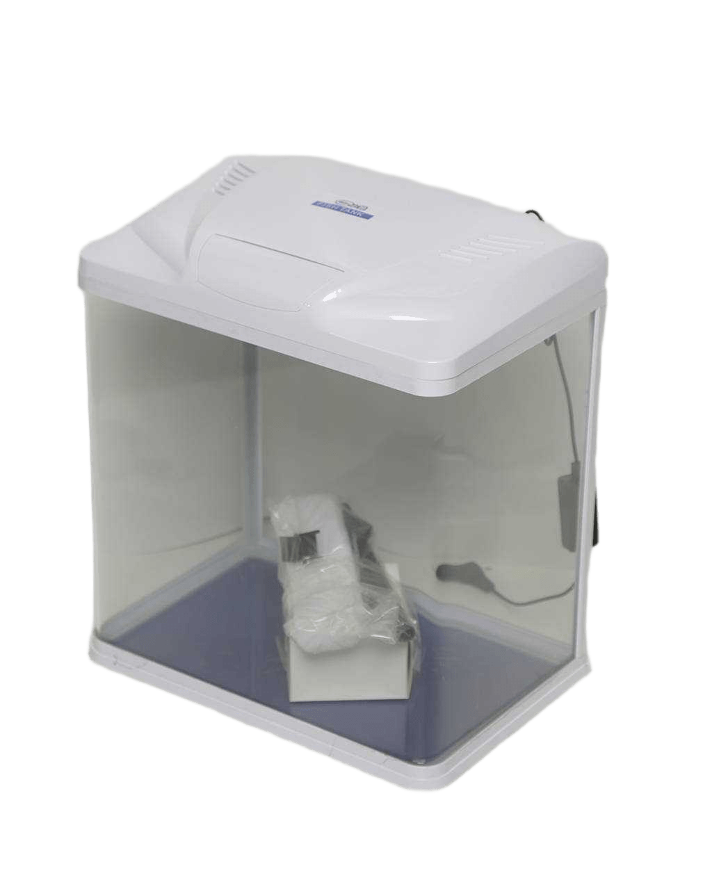 Aquarium 30l With Led Lamp+water Aspirator 8w 25*38*37 30l White