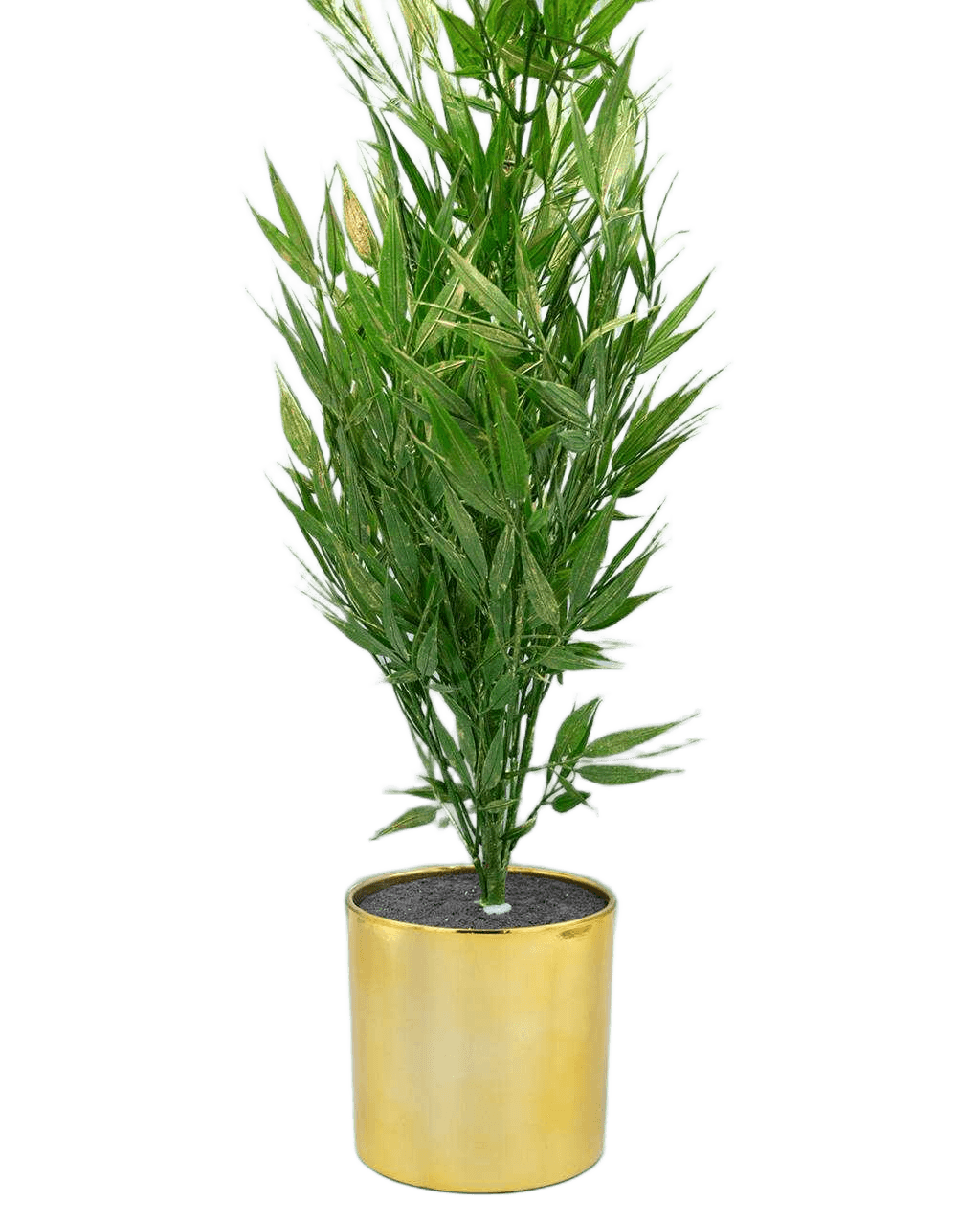 Artificial Flower Sprayed Bamboo In Pot 82cm