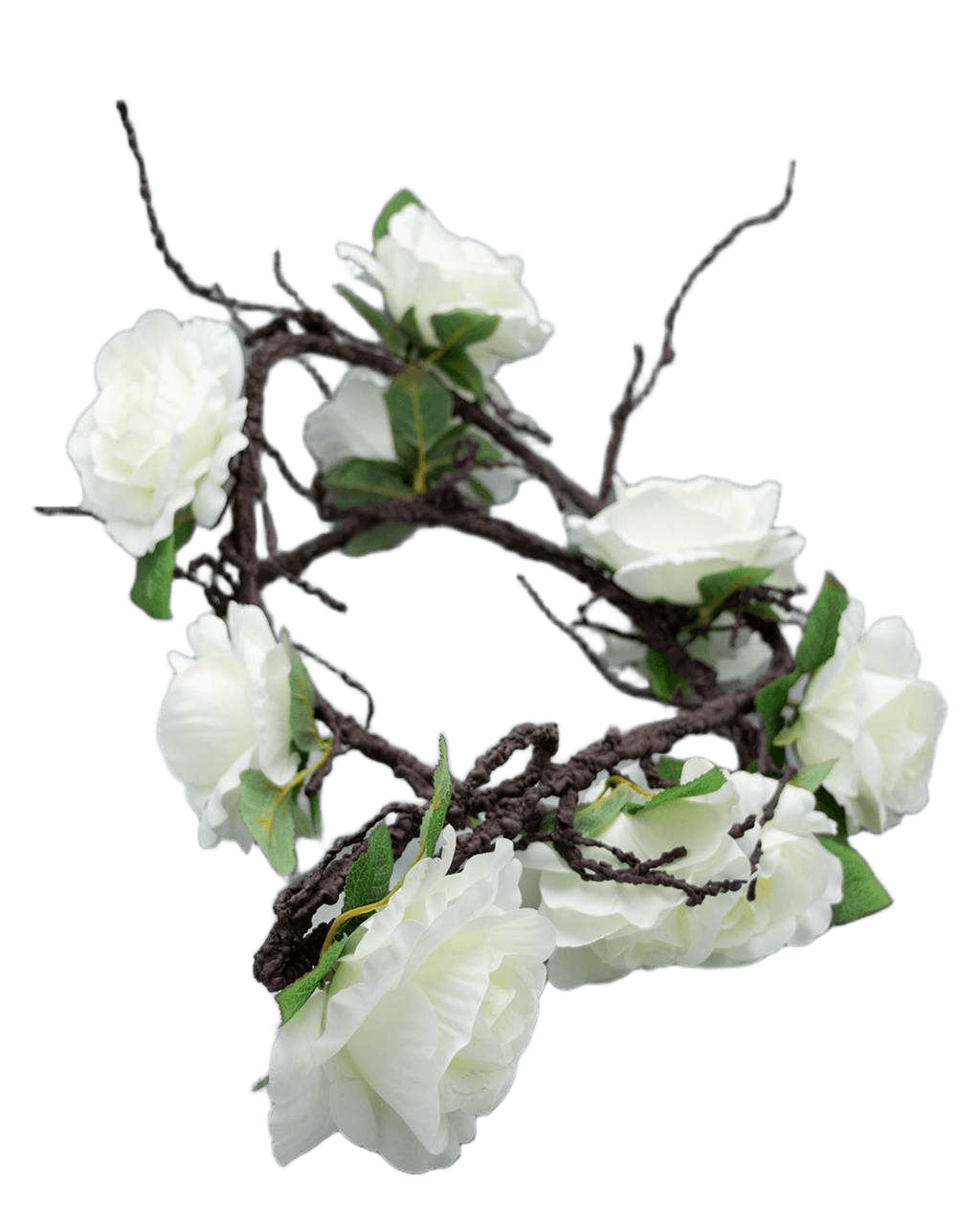 Artificial Rose Vine White 180 Cm