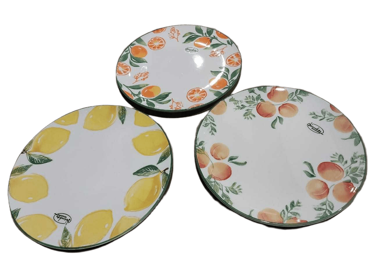 Plate Dia 26cm Stoneware 3ass