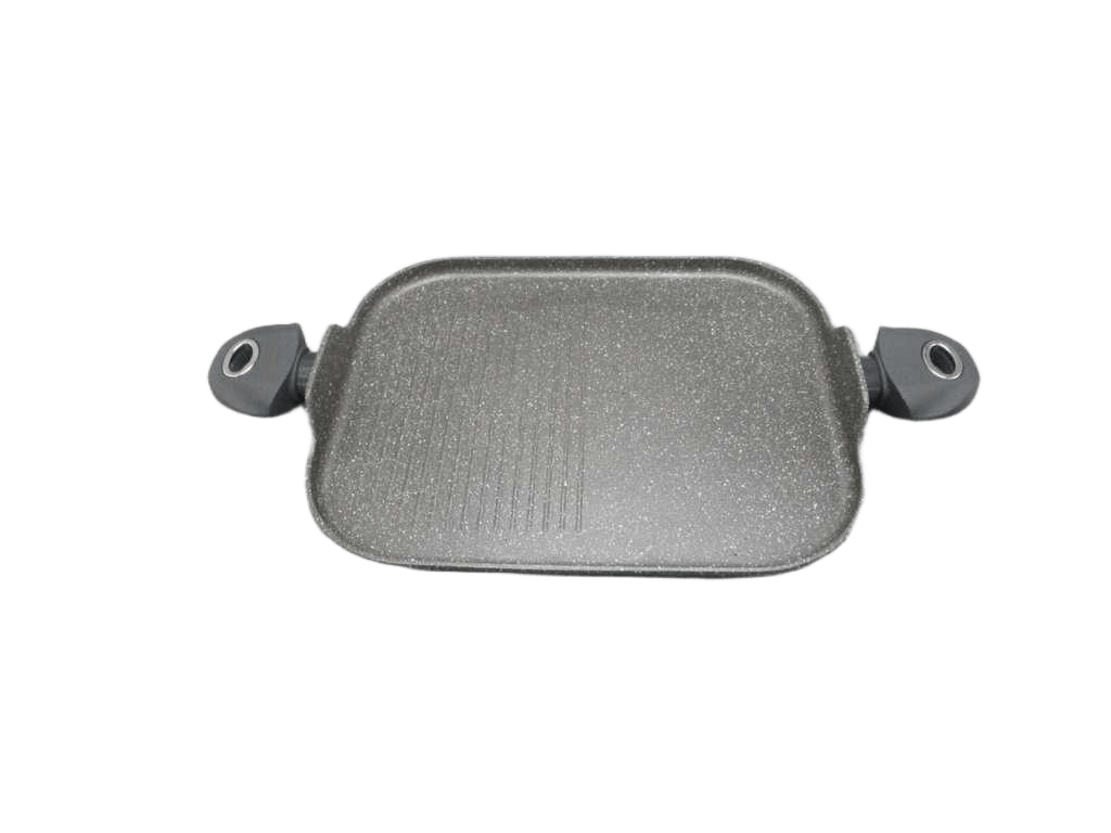 Grill Plate 35.5x28.3x1.3cm Forg Al Ind Orion Bg