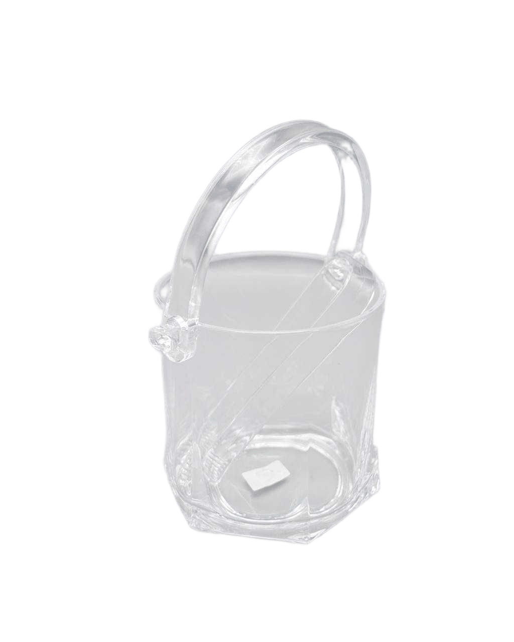 Ice Bucket 1.1l +pc Ice Tong D:16.1*h13.4clear