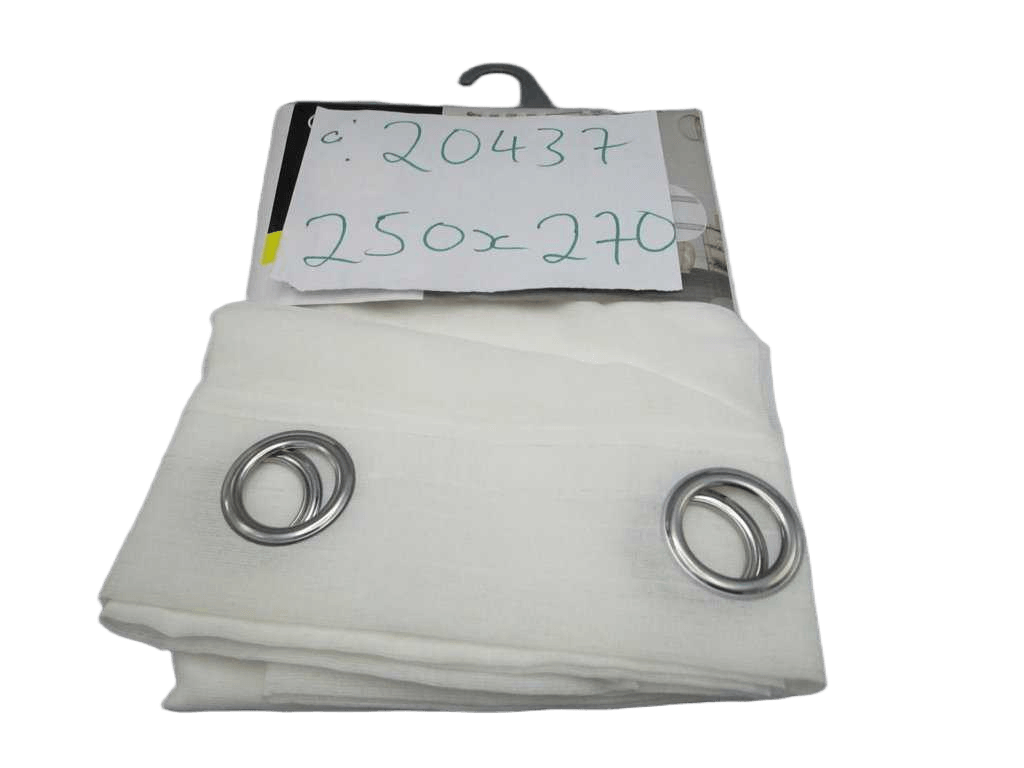 Curtain 14 Rings Cm 100% Polyester Gsm 90 Gr