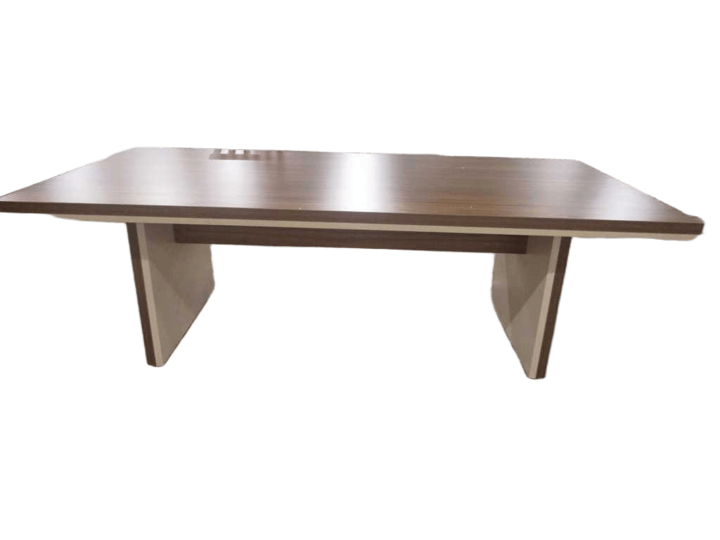 Conference Table 240x116x75 Cm Clr Cream White+c Walnut Ref 23cxd001 /2cl