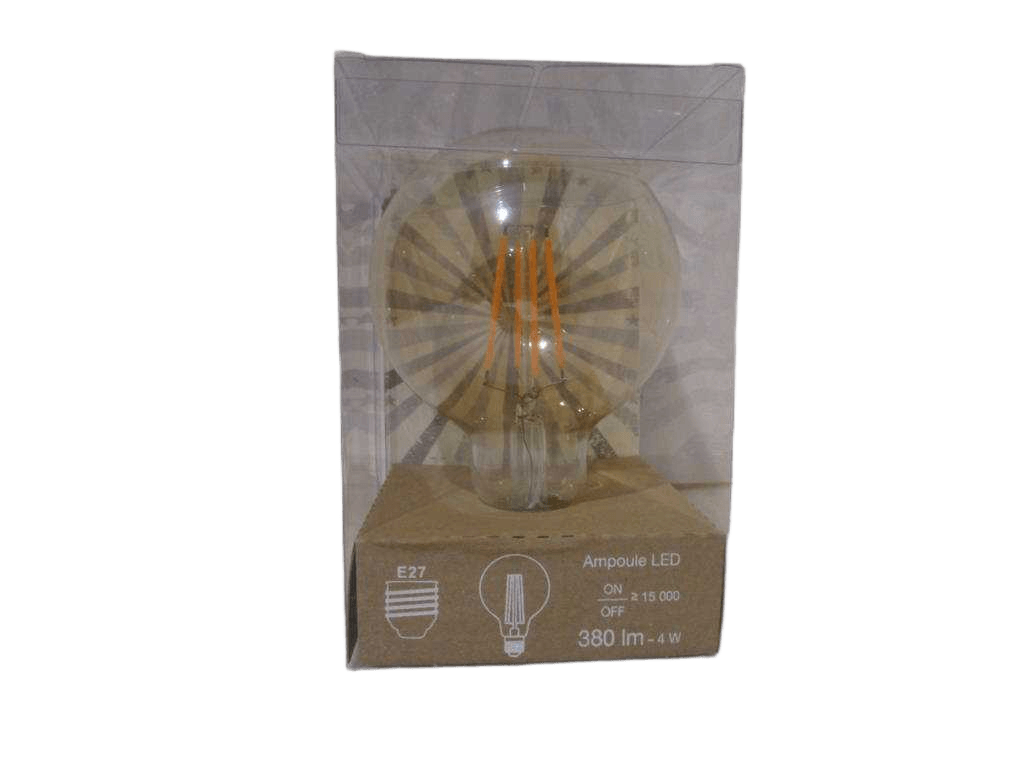 Amber Led Bulb G95 2w