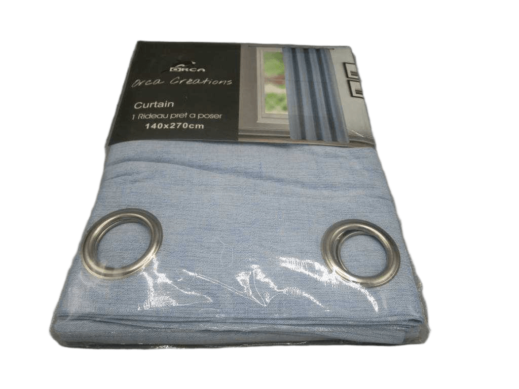 Curtain Voile 140 X 270 Cm 100% Polyester- 8 Rings