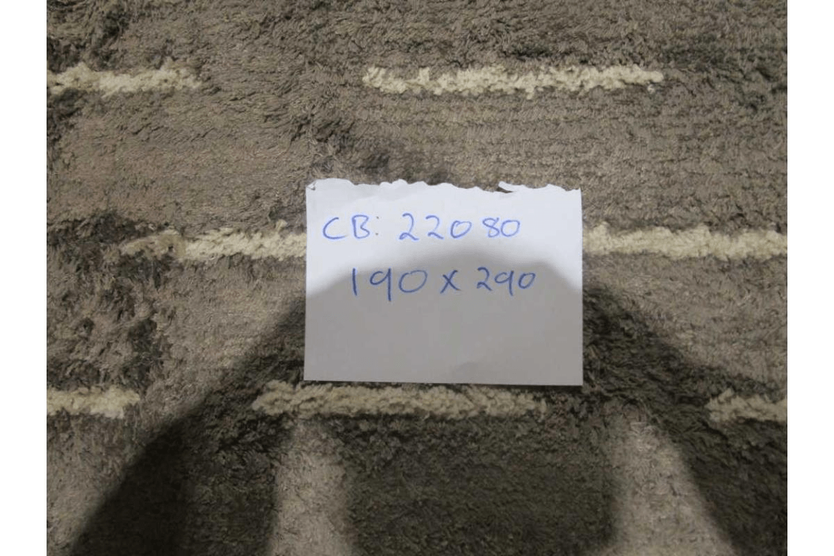 Carpet Handloomed Rug Viscose 100% With Fringes , 100% Cotton Backing