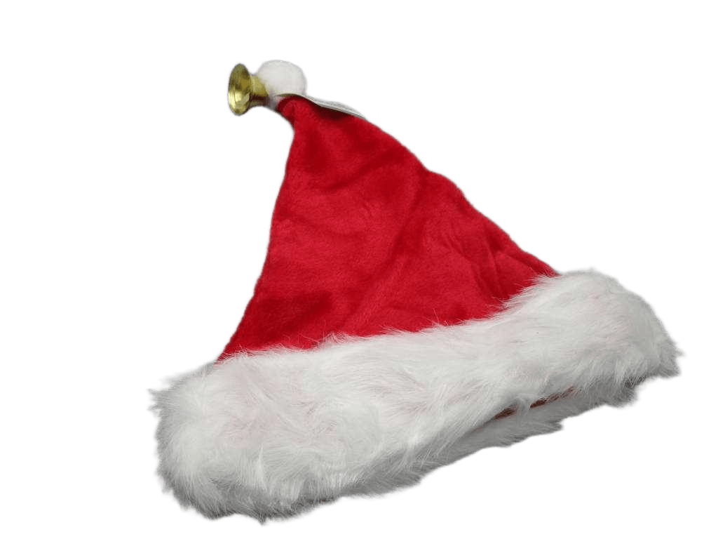 Christmas Santa Hat Deluxe With Bell 1cl=