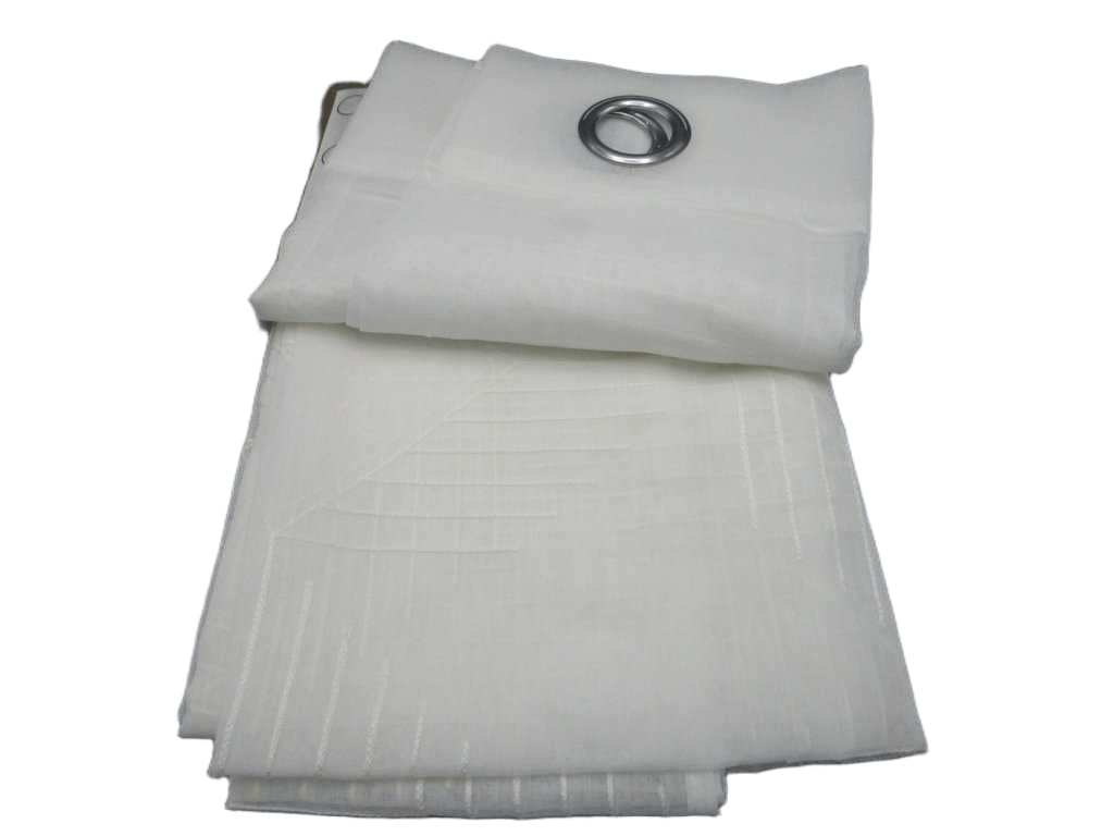 Curtain 140x280 Cm 100% Polyester 8 Ring 70gsm With Packing Hanger