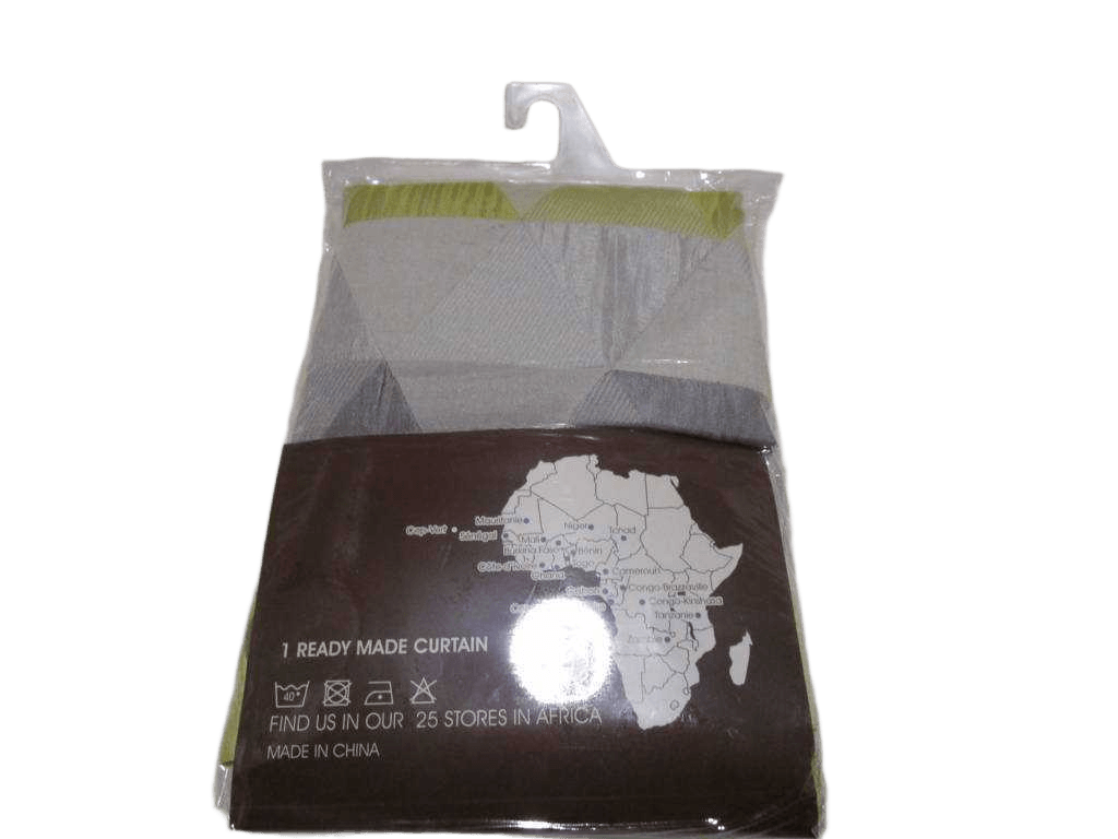 Curtain 140x270cm 100 Polyester 8 Rings 165 Gsm With Pvc Packing