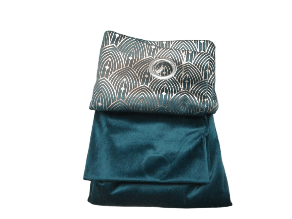 Curtain, 8 Rings Silver 100% Polyester Gsm: 200g