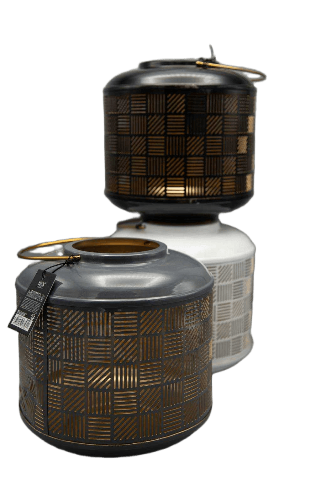 Lantern With Handle 23cm 3ass