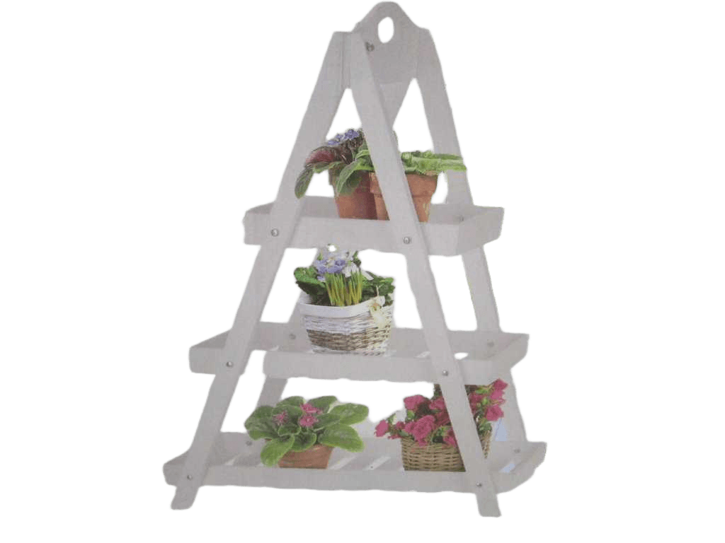 Flower Stand 3 Layers Wood