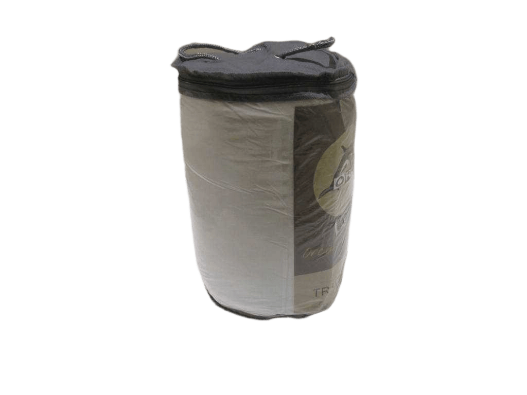 Traversin White With Pipping Taupe Polyester 3d Hollow Fibre 750grs Fabric Cotton, With Handbag