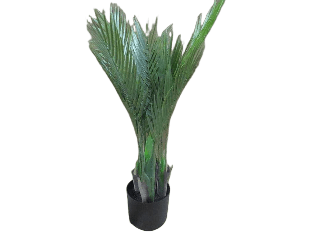 Artificial Plant 70cm Plastic Palm Tree X 12 Lvs In Plastic Pot(Pot Size:d15 X H12.5cm)
