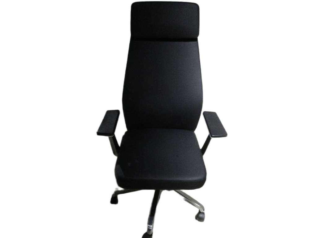 Swivel Chair, Pu, High Back Alu Base & Arm 169 Black 169 Black