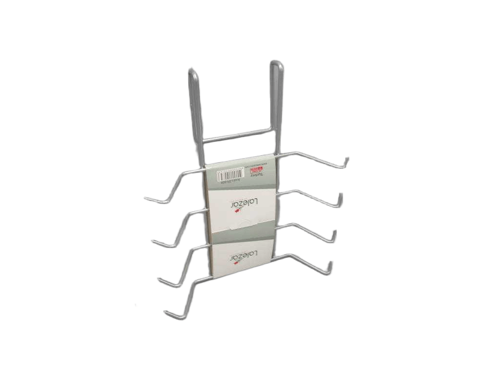 Hanger With 8 Hooks Metal Grey 6x27x23