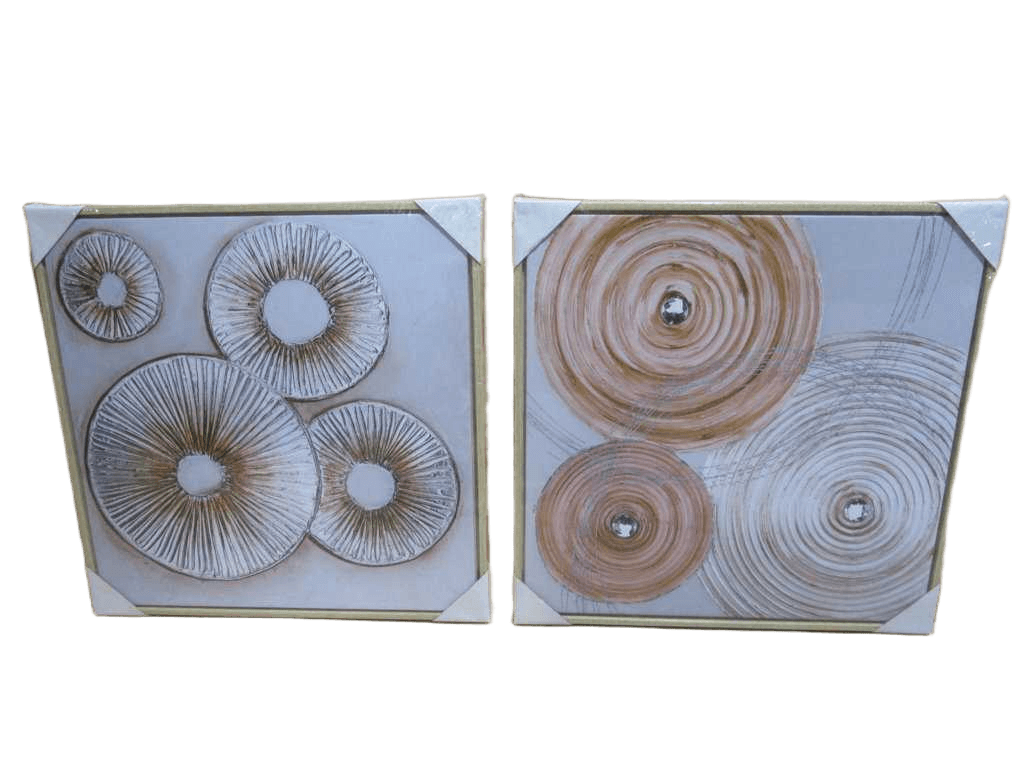 Painting 3 Ass Canvas + Mdf + Ps Frame Xcc211222-220514+224-220514+225-220514