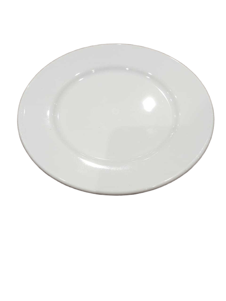 Plate White Plain Polycarbon 21 Cm 21 21 Cm