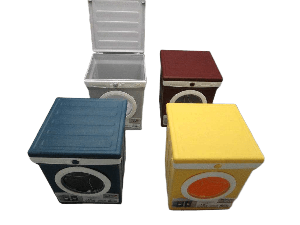 Box Red/Grey/Blue/Yellow Clothes Peg 4 Ass.