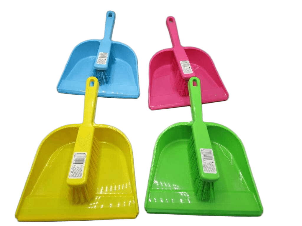 Dustpan And Brush 4 Ass Clr 1cl=