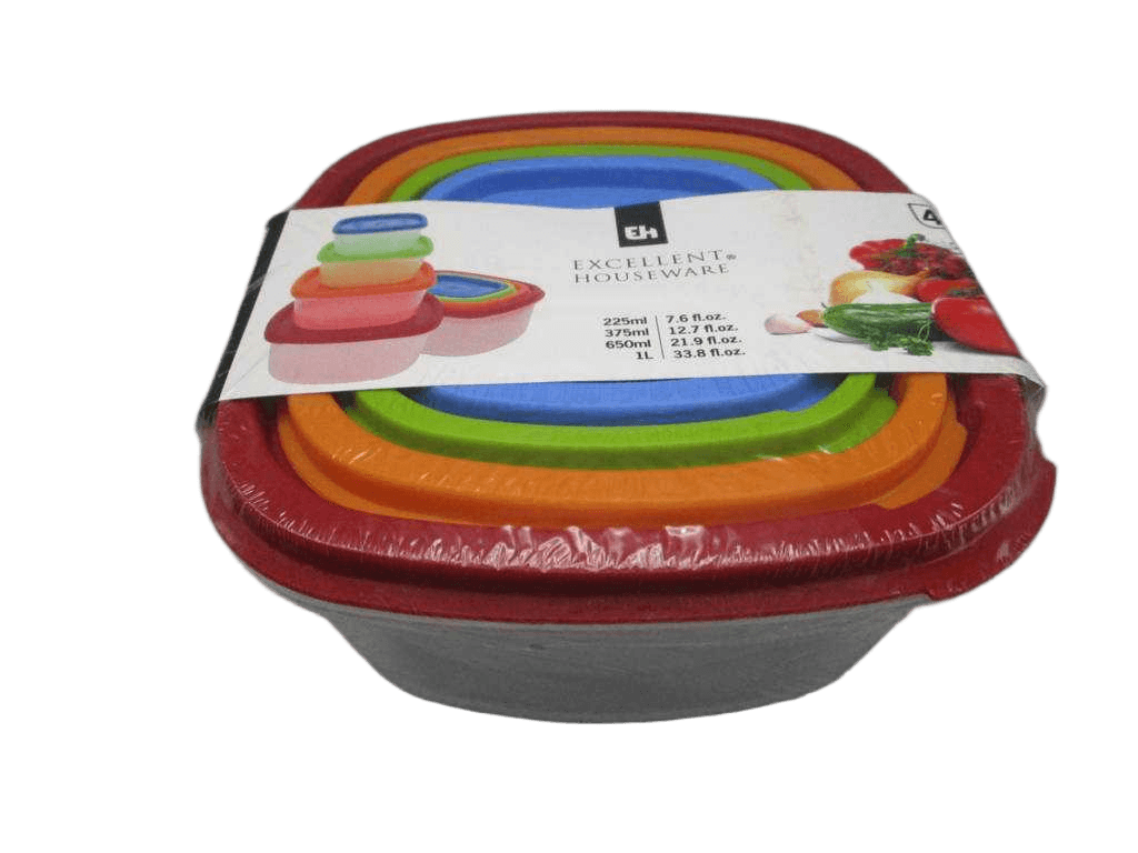 Storage Box Set Of 4 Pcs 1cl=