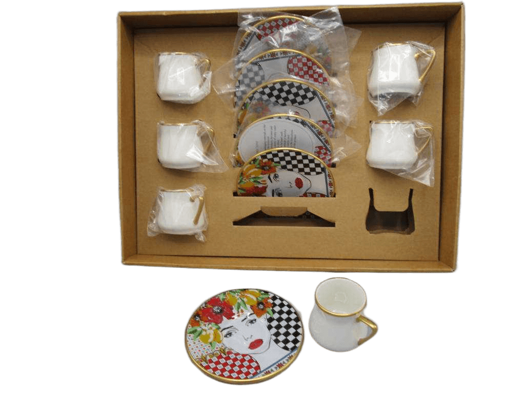 Tea Cups Set Of 6