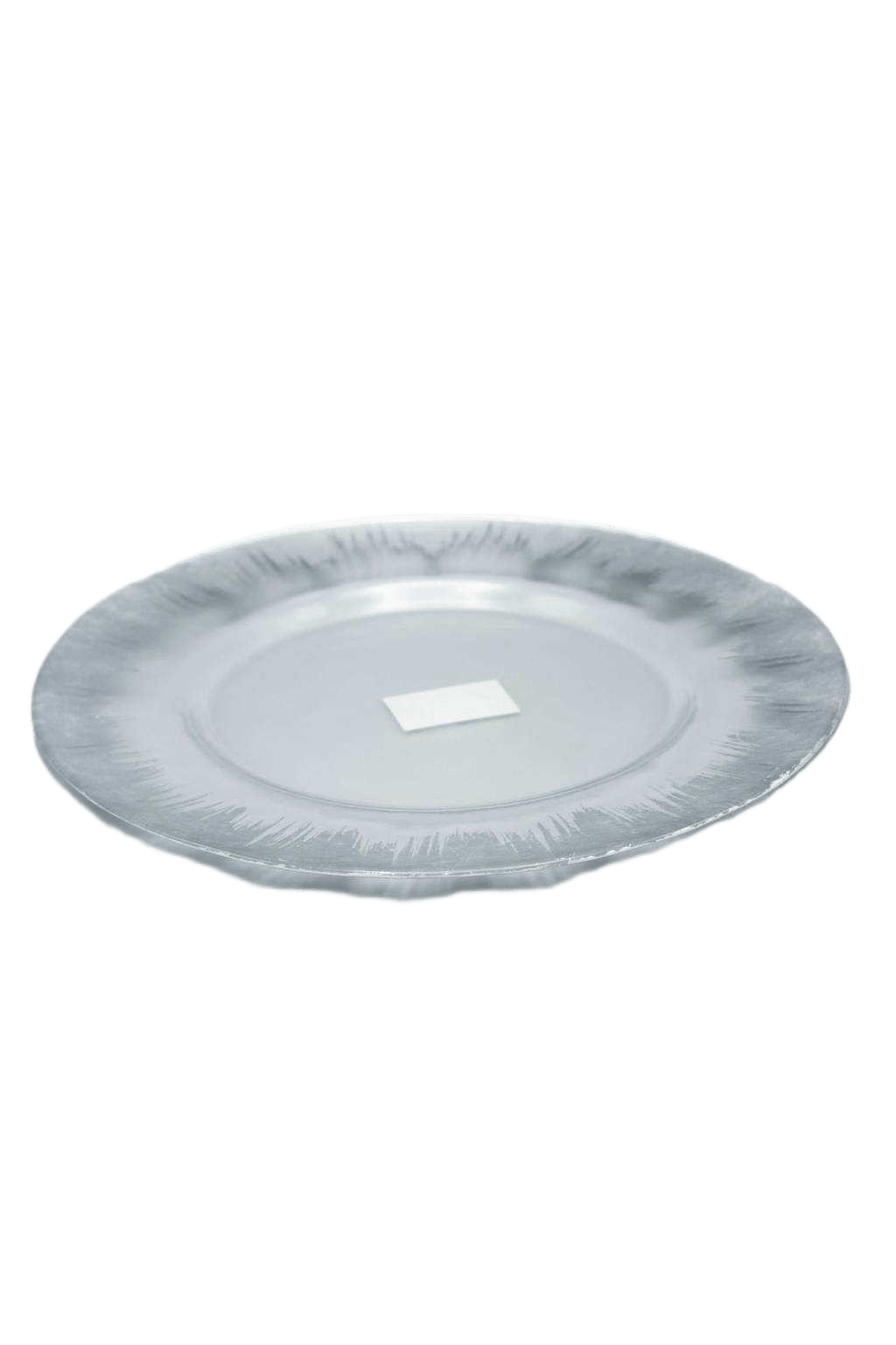 Plate Dia 33 Silver Border