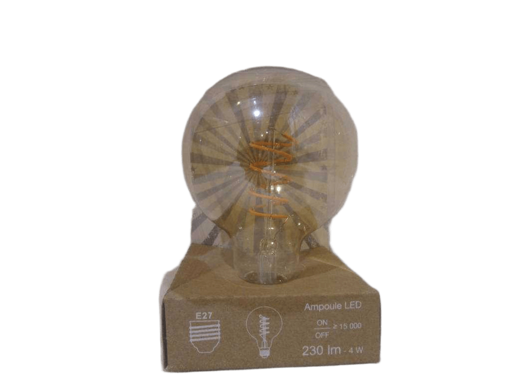 Amber Led Bulb G95 2w