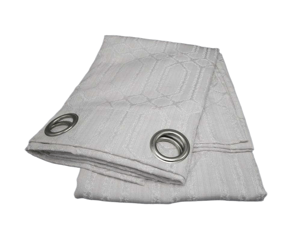 Curtain Jacquard Curtain 140x270cm 100% Polyester 8 Rings 140 Gsm With Pvc Packing