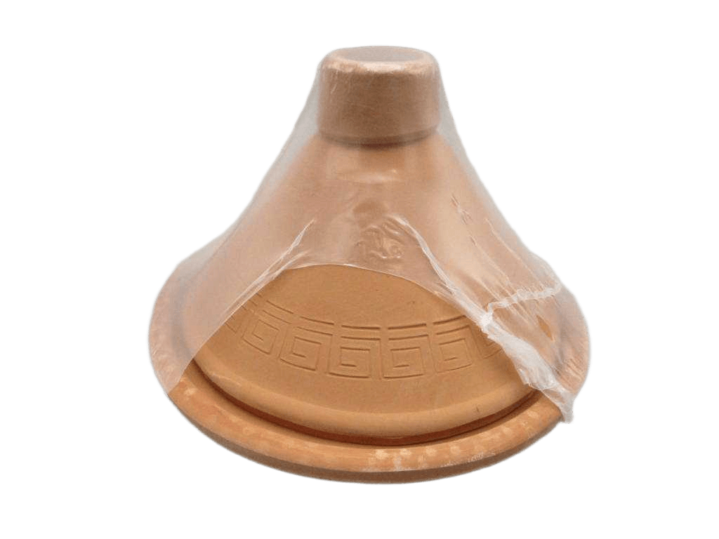 Plate Tajine, 27 Cm, (Natural-Terracotta) 1 Pcs, Shrink 27 Cm