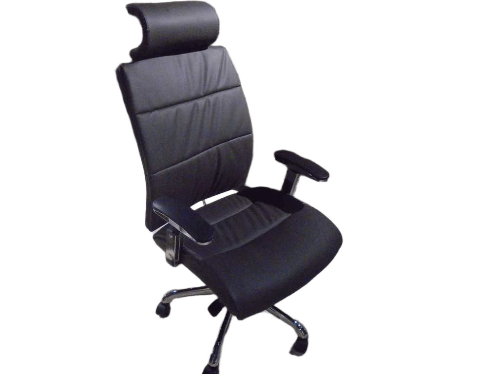 High-Back Chair Full Pu Ft-02 Brown 2cl=