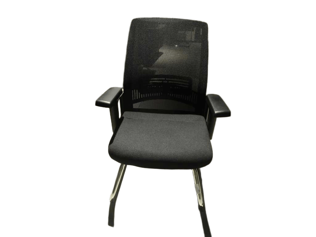 Visitor Chair Mesh Back Black Lfxq-01, Seat Lftx-01imported Fabricw61xd57xh96.5cm