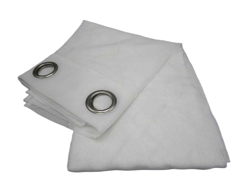 Curtain 140x280 Cm 100% Polyester 8 Ring 135gsm With Packing Hanger