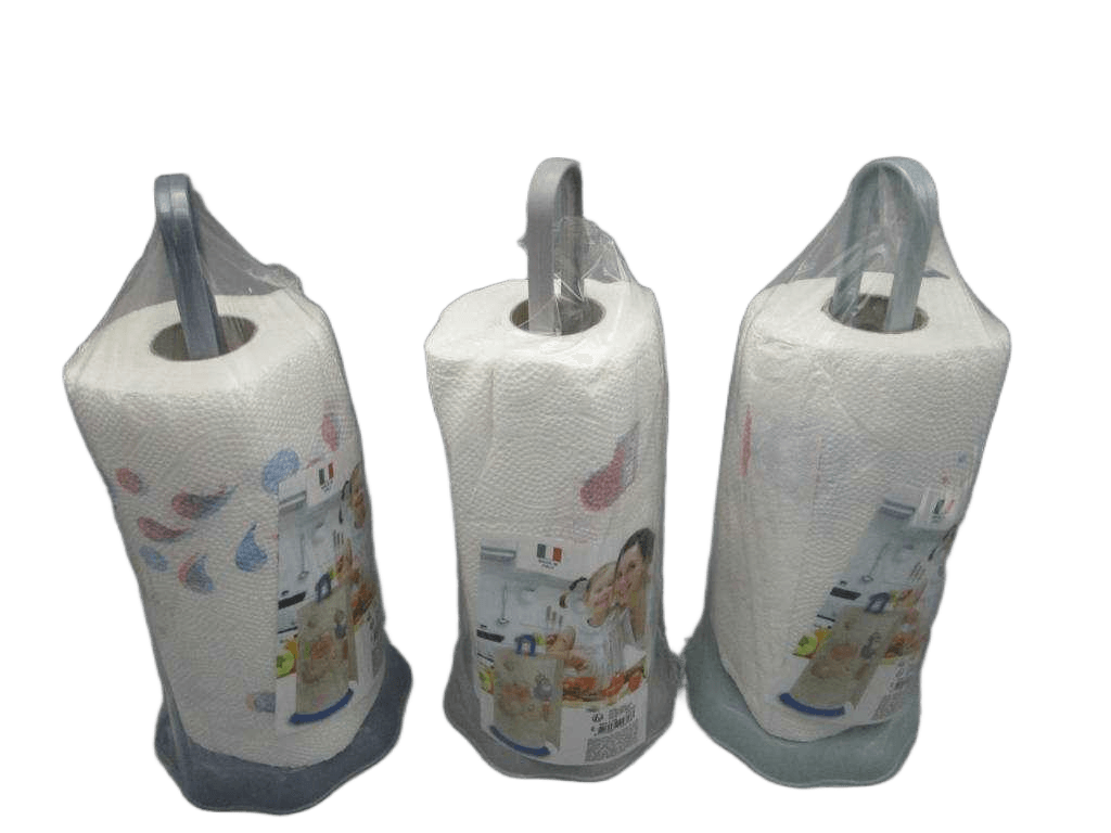 Kitchen Roll Holder 3ass Clrs
