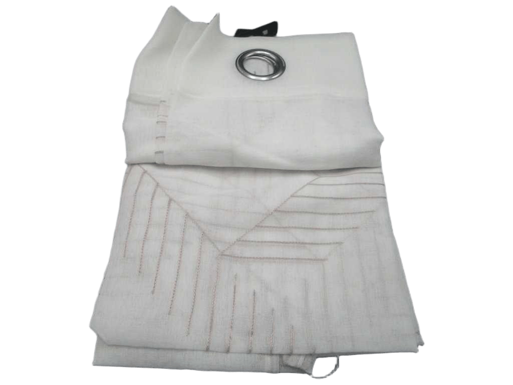 Curtain 140x280 Cm 100% Polyester 8 Ring 70gsm With Packing Hanger
