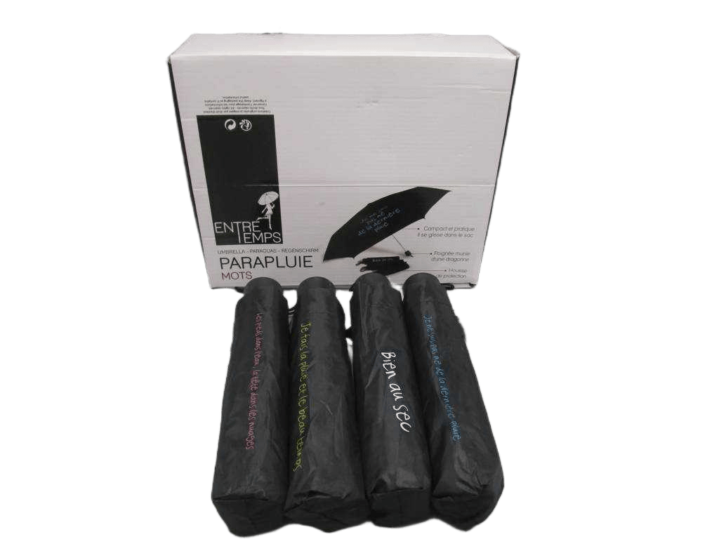 Umbrella Compact A Message Avec Etui M36