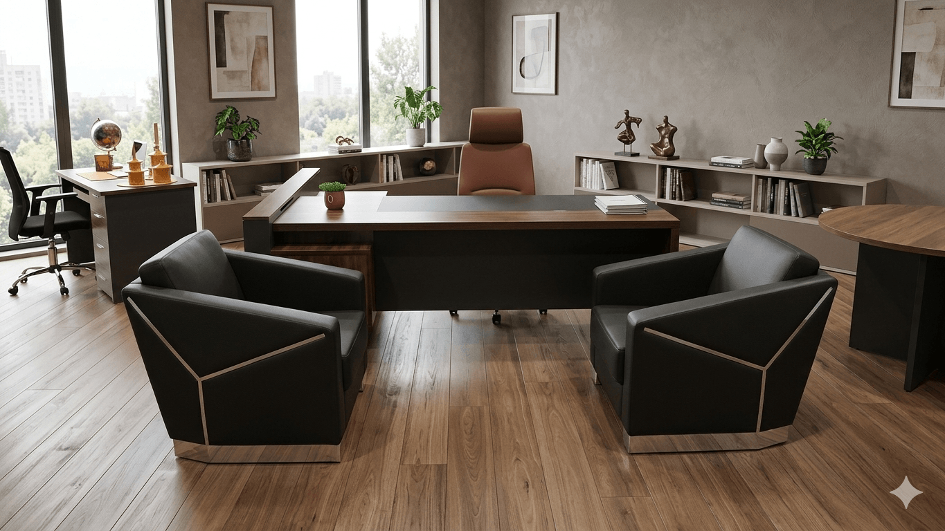 Office Sofa Set 3+1+1 Full Pu