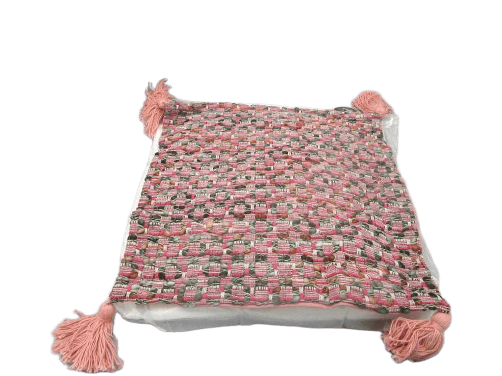 Cushion Weaved Cushion W/Tassel W/Filler