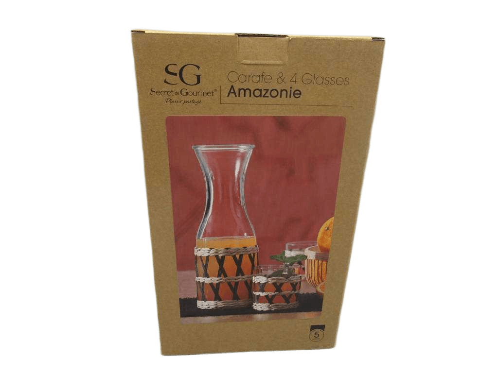 Caraffe + 4 Glass