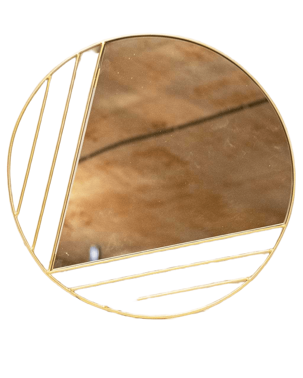 Mirror Metal Round 4mm Golddia:50*50