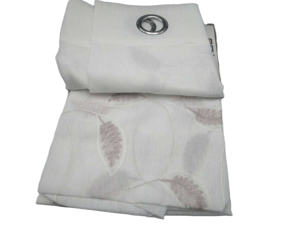 Curtain 140x280 Cm 100% Polyester 8 Ring 110gsm With Packing Hanger