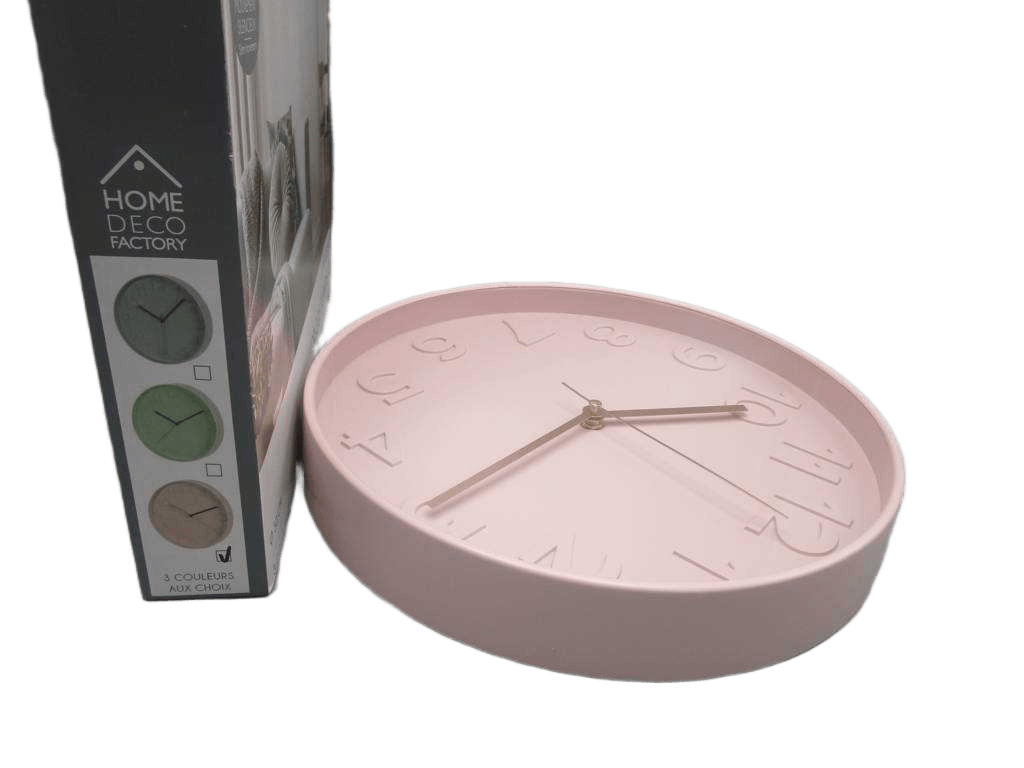 Clock Round Coloree 30.5cm M9
