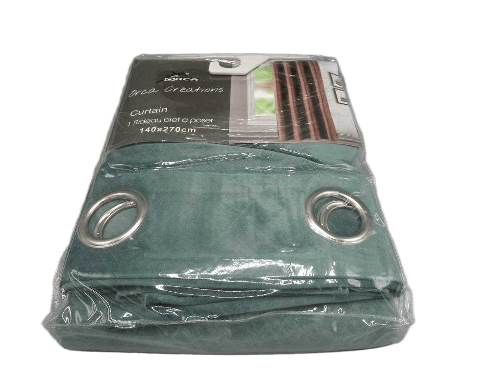 Curtain Velvet 140 X 270 Cm - 8 Rings 100% Polyester