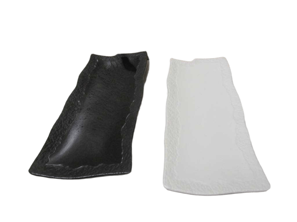 Plate 14.5" Black/ White 36x14.5x2.5