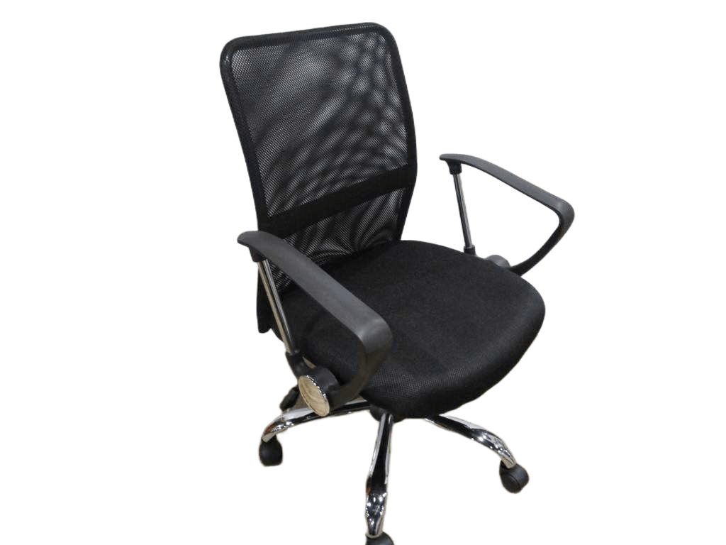 Low Back Office Chair Chrome Base